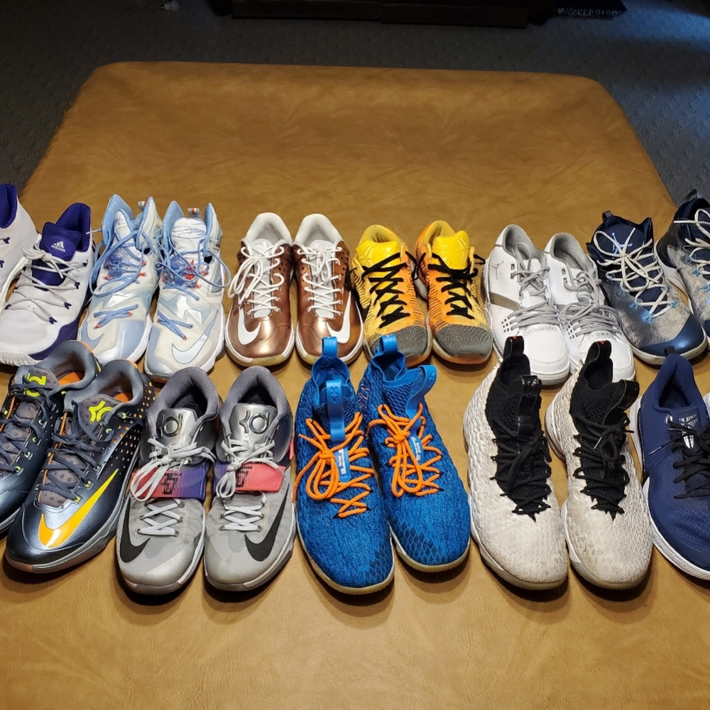 Kobes, Lebrons, Kds size 13-14